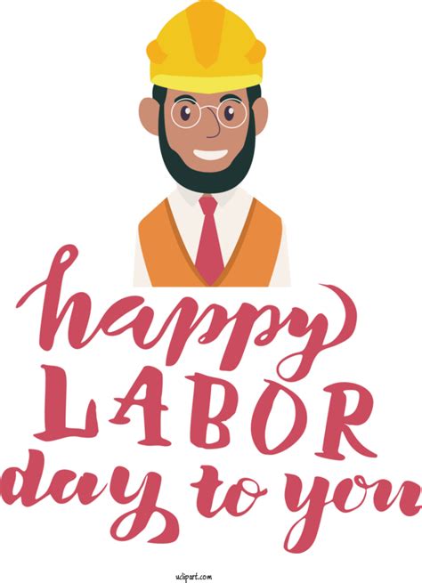 Holidays Human Cartoon Logo For Labor Day - Labor Day Clipart Holidays Clip art
