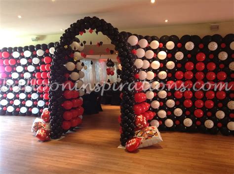 Vegas styled prom party decorations for London, Essex UK