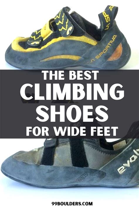 The Best Rock Climbing Shoes for Wide Feet in 2021 | 99Boulders | Rock ...