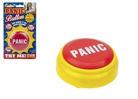 Joke Panic Alert Button Novelty Prank Emergency Red Buzzer Funny GAG ...