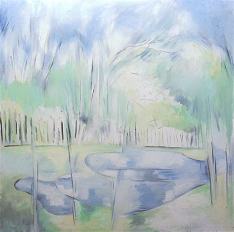 Painting : "Pond - Spring" (Original art by Cyn Bird)