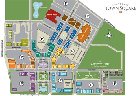 Southlake Town Square Map - Map Of The World