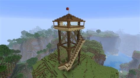 Just finished this Firewatch-inspired lookout tower build in Minecraft! : r/Firewatch