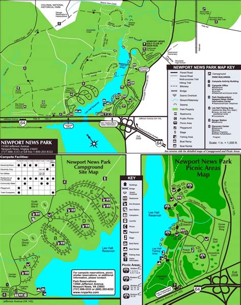 Newport News park map - Ontheworldmap.com