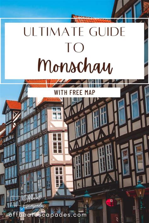 The Best Guide to Monschau Germany with Free Map (2023) - Offbeat Escapades | Offbeat Travels ...