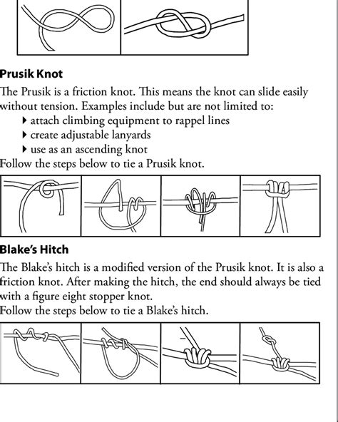 Figure Eight Knot The figure eight knot can be used for a variety of ...