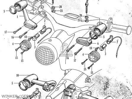 Honda C100 GENERAL EXPORT parts lists and schematics