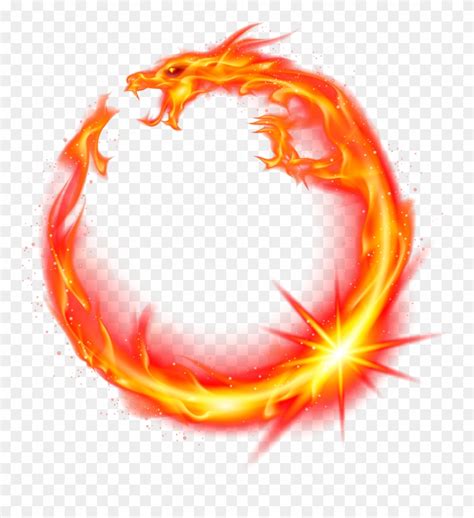 Download Flame Dragon Fire Red - Fire Dragon Logo Png Clipart (#1894552) - PinClipart