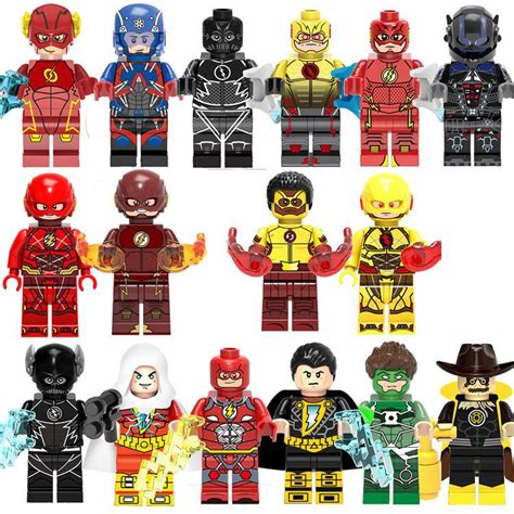 16pcs Flash Comics Minifigures Lego Compatible DC Super Heroes The ...