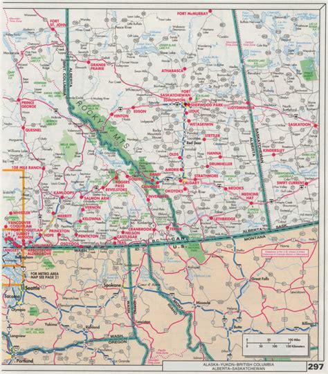 Printable Alberta Road Map - Printable Maps