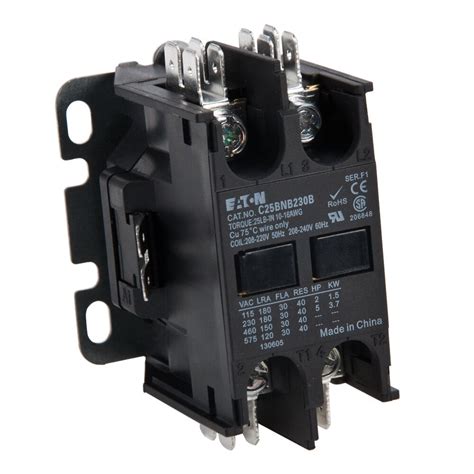 Replacement Non-Reversing Contactor - 30A, 208/240V, 2 Pole