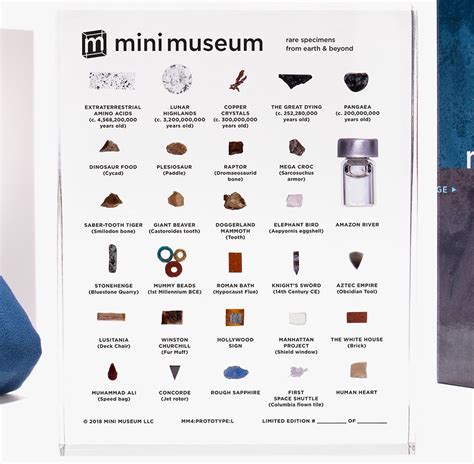 Mini Museum, a collection of micro-fragments of archaeological and ...