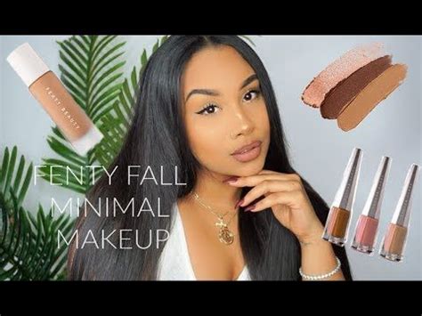 FENTY BEAUTY FALL MINIMAL MAKE UP TUTORIAL | TheAnayal8ter | Fenty beauty, Beauty makeup ...