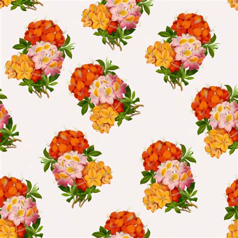 Floral Vintage Seamless Pattern Free Stock Photo - Public Domain Pictures