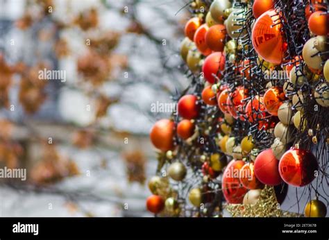 Christmas decorations in Paris France Stock Photo - Alamy