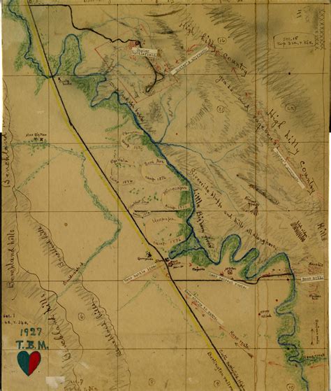 Battle Of Little Bighorn Map