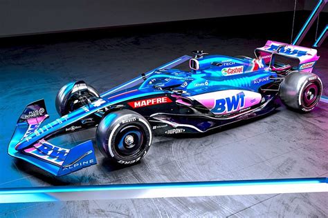 Alpine reveals 2022 F1 A522 car with striking new livery