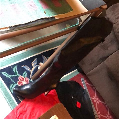 Ros Hommerson | Shoes | Knee High Black Leather Boots | Poshmark