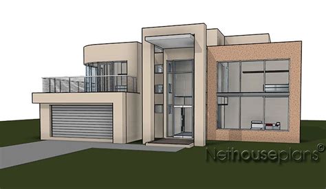 Modern contemporary style, 4 bedroom house plan, double storey floor plans. 2 Storey House ...