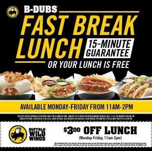 BDubs Lunch Hours: When to Go for the Best Deals