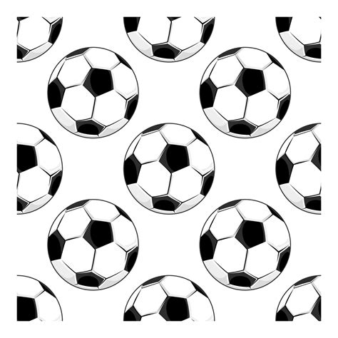 Seamless pattern of soccer balls 11524388 Vector Art at Vecteezy