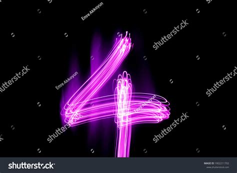 3,506 Neon number four Images, Stock Photos & Vectors | Shutterstock