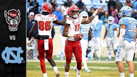 NC State vs. North Carolina Football Highlights (2018) - YouTube