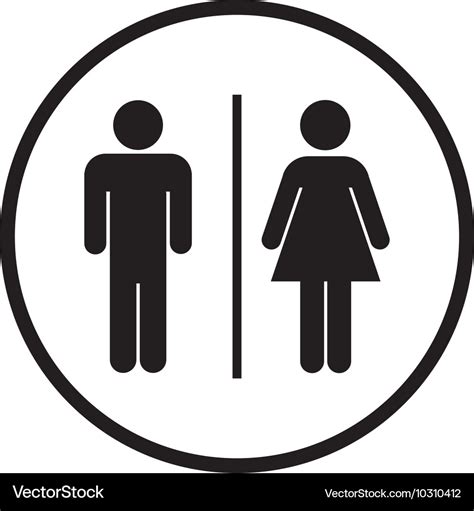 Toilet Sign SVG