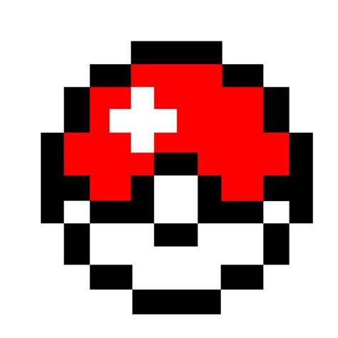 pokeball 8-bit | Pixel art pokemon, Pixel art pattern, Pixel art