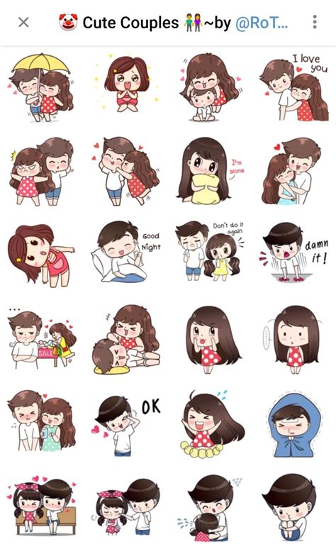 Cute Couples Telegram sticker packs Hi! Jonathan here,I will create ...