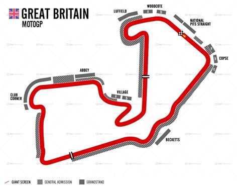 MGP_Circuit Map_Silverstone_british GP_Goo | MOTOSPORTS TRAVEL