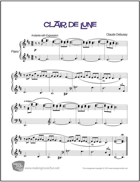 Debussy Clair De Lune - WhitneyldBrock