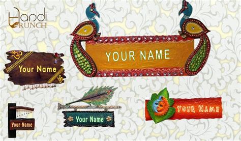 Stylish Wooden Door Name Plate For Room Decoration | Door name plates ...