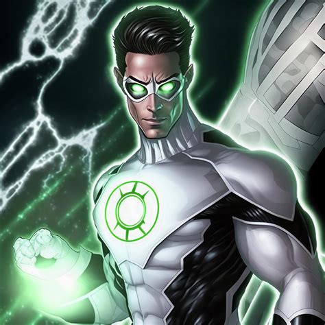 White Lantern Kyle Rayner Digital Art by Creationistlife - Fine Art America