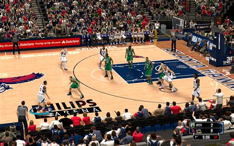 NBA 2K14 Atlanta Hawks HD Court Mod [NBA on TNT] - NBA2K.ORG