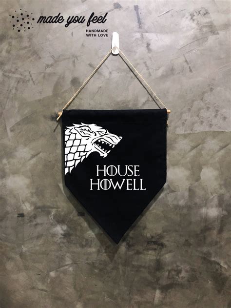 Custom Personalized Game of Thrones House Banner Hanging Ready | Etsy