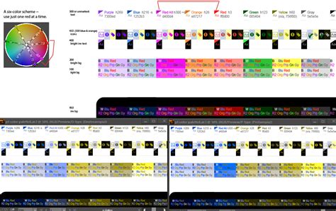 website design - Good color palette, usable for the color blind ...