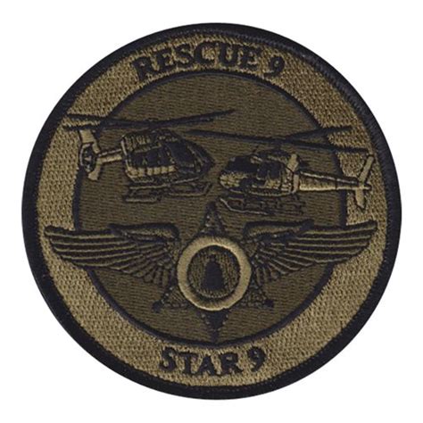 Riverside County Sheriff Rescue 9 Star 9 OCP Patch