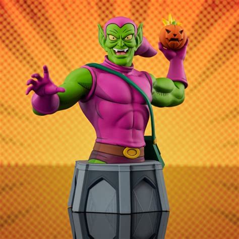 First Look: Spider-Man The Animated Series Green Goblin Bust by DST