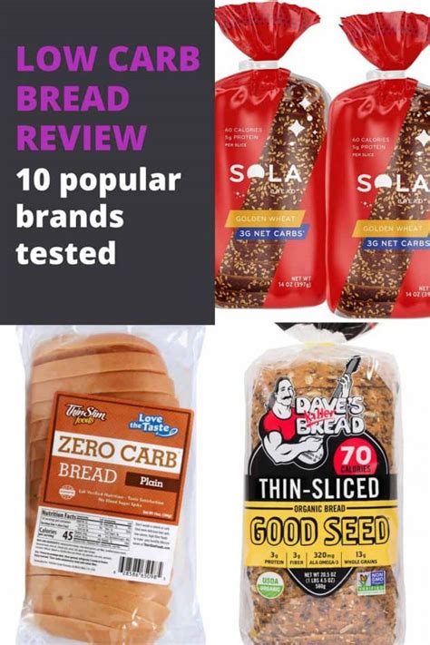 Low-Carb Bread Review: 10 Popular Brands Tested - Diabetes Strong