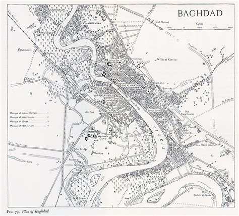 Large old map of Baghdad city - 1944 | Baghdad | Iraq | Asia | Mapsland ...