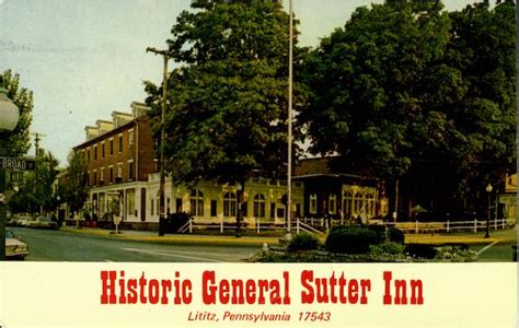 Historic General Sutter Inn Lititz, PA