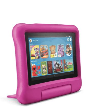 Amazon Fire 7 (Kids Edition) Tablet, 7″ Display, 16 GB, plus Kid-Proof ...