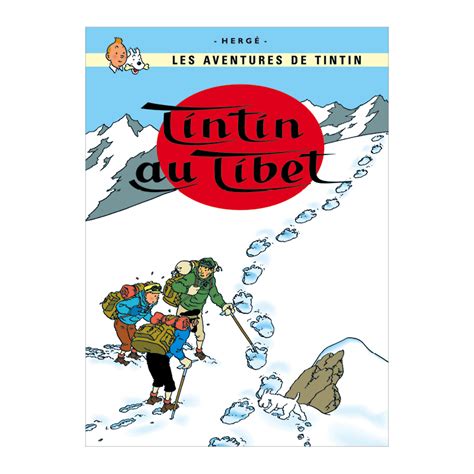 Tintin au Tibet - Poster | The Tintin Shop UK