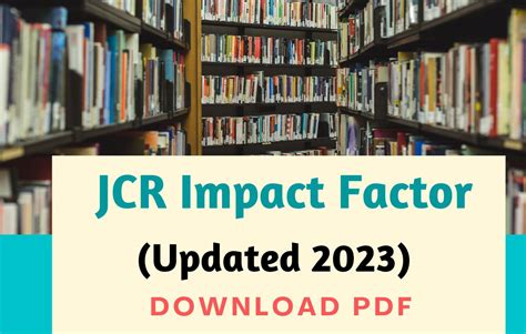 Impact Factor 2023 Archives - Journal Impact Factor