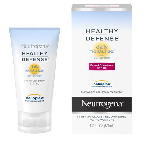 Neutrogena Healthy Defense Daily Face Moisturizer with SPF 50, 1.7 fl. oz - Walmart.com ...