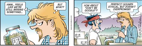 Doonesbury Comic: We Need A Company Slogan; Don't Be Google