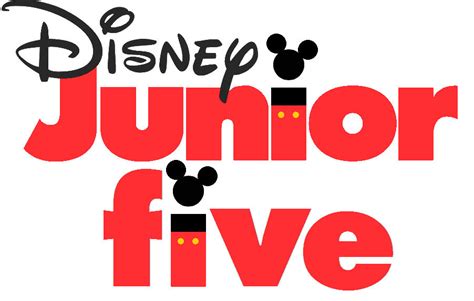 Disney Junior Five Logo by Alexpasley on DeviantArt