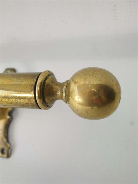 Antique Brass Curtain Pole & Brackets