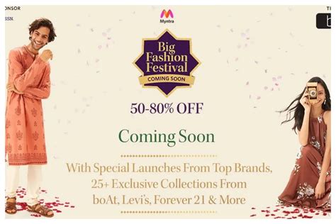 Myntra Big Fashion Festival To Go Live From September 23 | Check ...